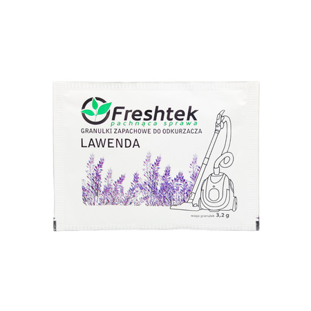 Freshtek Granulki zapachowe do odkurzacza LAWENDA 3,2g