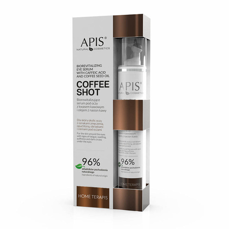 Apis Coffee Shot Biorewitalizujące serum pod oczy z kwasem kawowym, 10ml