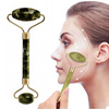 Roller masażer do twarzy z jadeitu, zielony